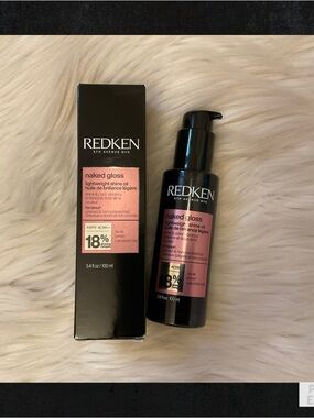 Redken Naked Gloss Lightweight Shine Oil - New in Box